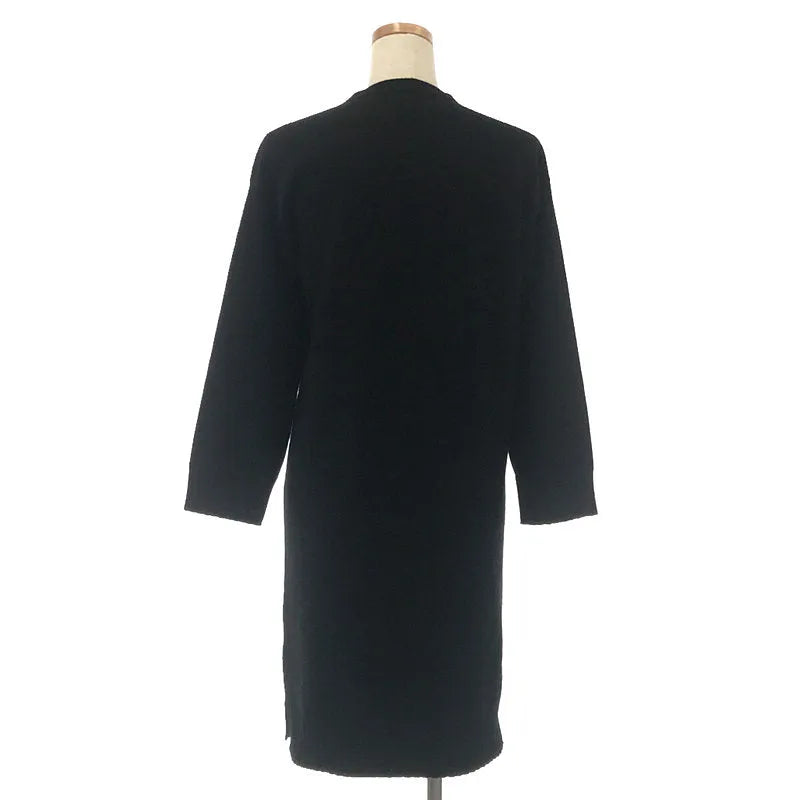 【美品】  HERMES / エルメス | カシミヤ ニットワンピース | 34 | ブラック | レディース