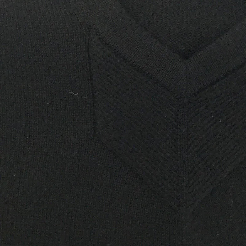 【美品】  HERMES / エルメス | カシミヤ ニットワンピース | 34 | ブラック | レディース