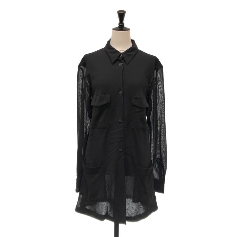 JIL SANDER / ジルサンダー | オーバーシルエット ロング シャツ ジャケット | 40 |