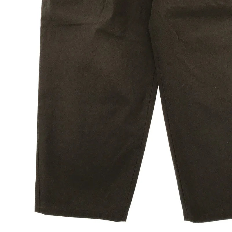 VERMEIL par iena / ヴェルメイユパーイエナ | 2020SS | コットン  ツータック ストレートパンツ | カーキ | レディース