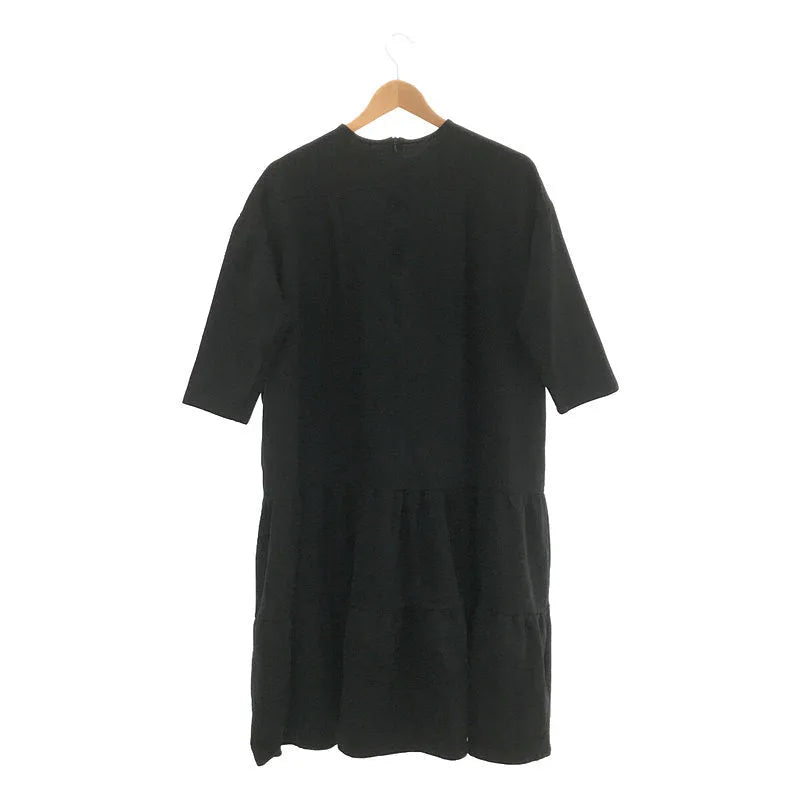 yori / ヨリ | コットン バックジップ ティアード ワンピース | F | ネイビー | レディース