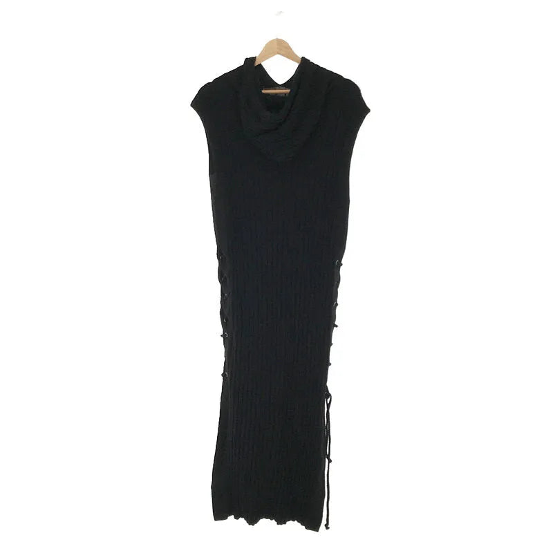 Ameri VINTAGE / アメリヴィンテージ | HOODIE LONG LONG TOPS ワンピース | F | ブラック | レディース