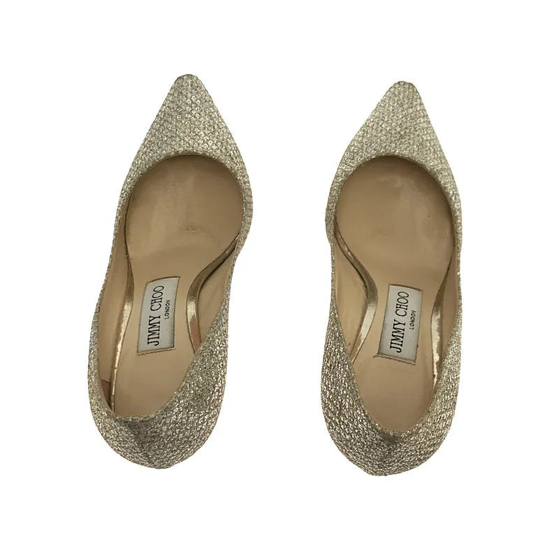 JIMMY CHOO / ジミーチュウ | Romy 85 glitter pumps パンプス | 34