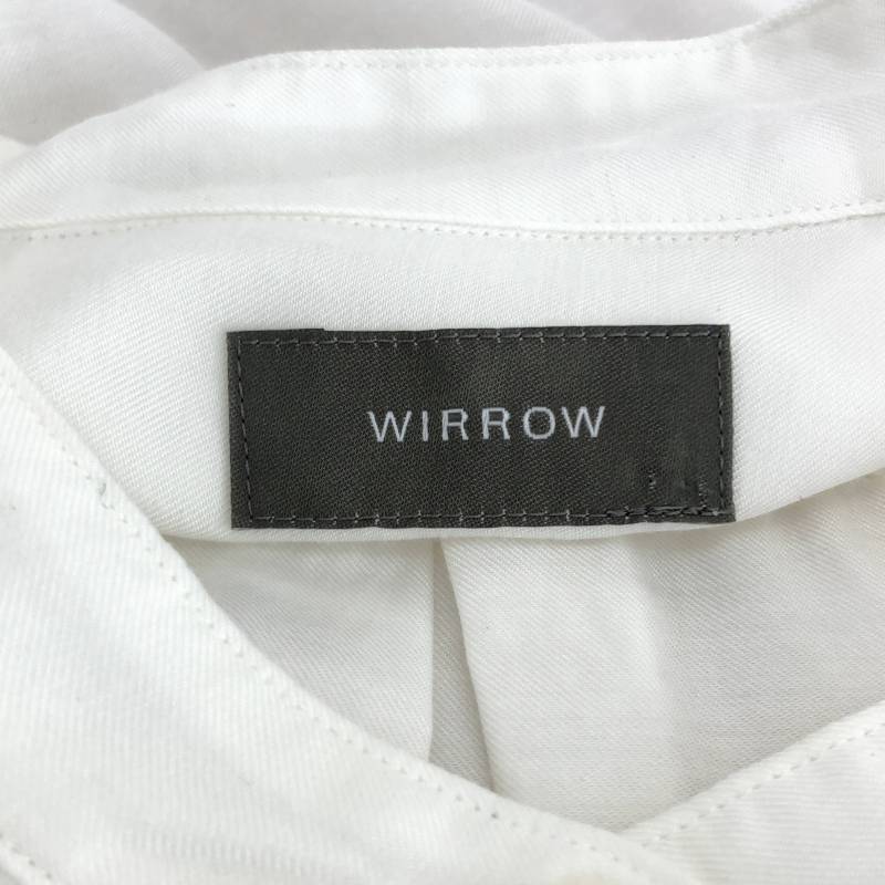 WIRROW / ウィロウ | cupro cotton stand collar shirt dress ワンピース | 1 |