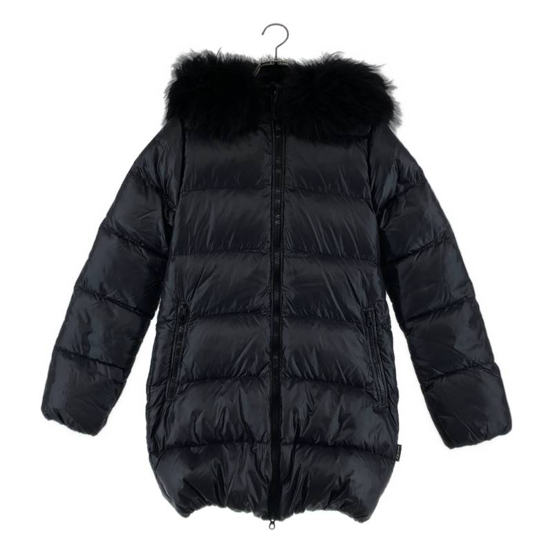 DUVETICA / デュベティカ | ロゴジップ ダウンコート フーディ / ファー着脱可 | 42 |