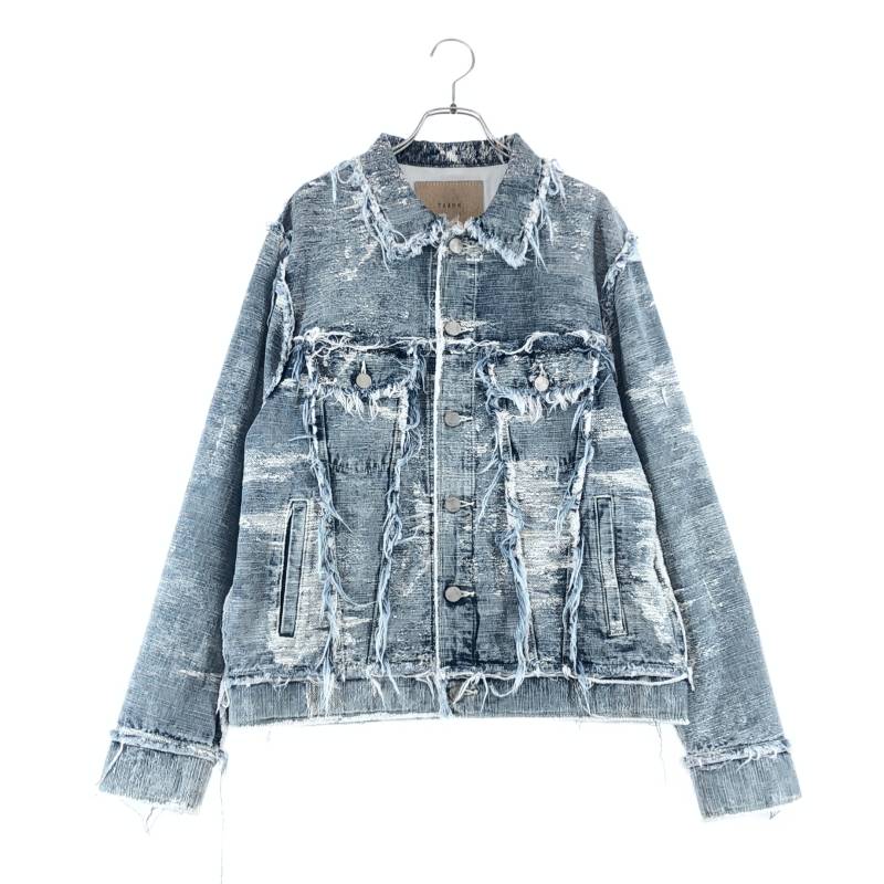 TAAKK / ターク | 2024AW | 3RD TYPE DENIM JACKET ジャガード ケミカルウォッシュ デニムジャケット | 2 |