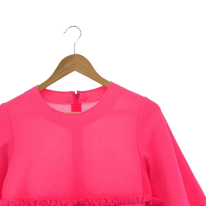 【美品】  COMME des GARCONS / コムデギャルソン | AD2020 2020AW | ボリュームスリーブ 蛍光カラー ブラウス | XS | ピンク | レディース