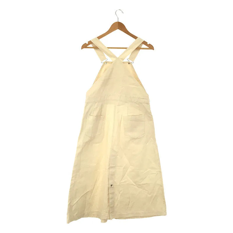 【美品】  harenoti. / ハレノチ | ジャンパースカート オーバーオール サロペット ワンピース | ホワイト | レディース