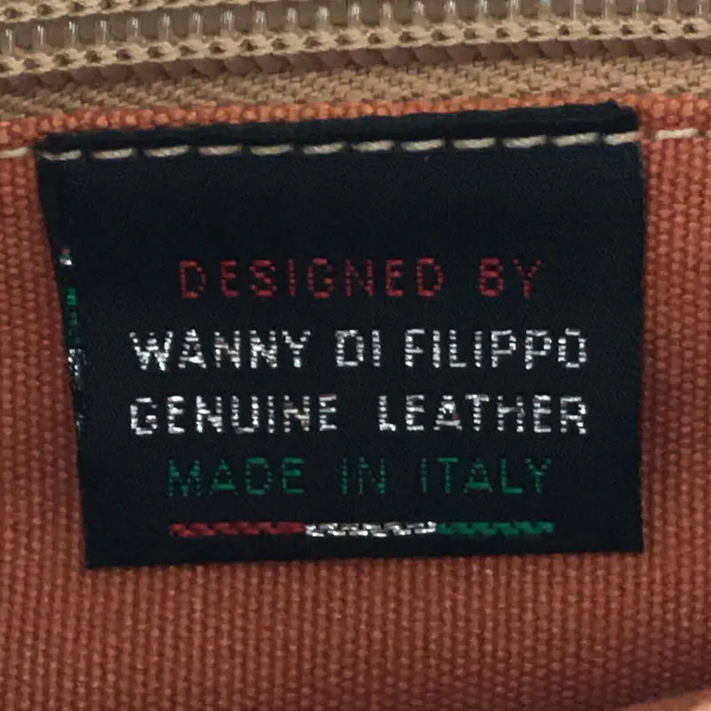 IL BISONTE |撥動按鈕皮革單肩包 |布朗 |女性的