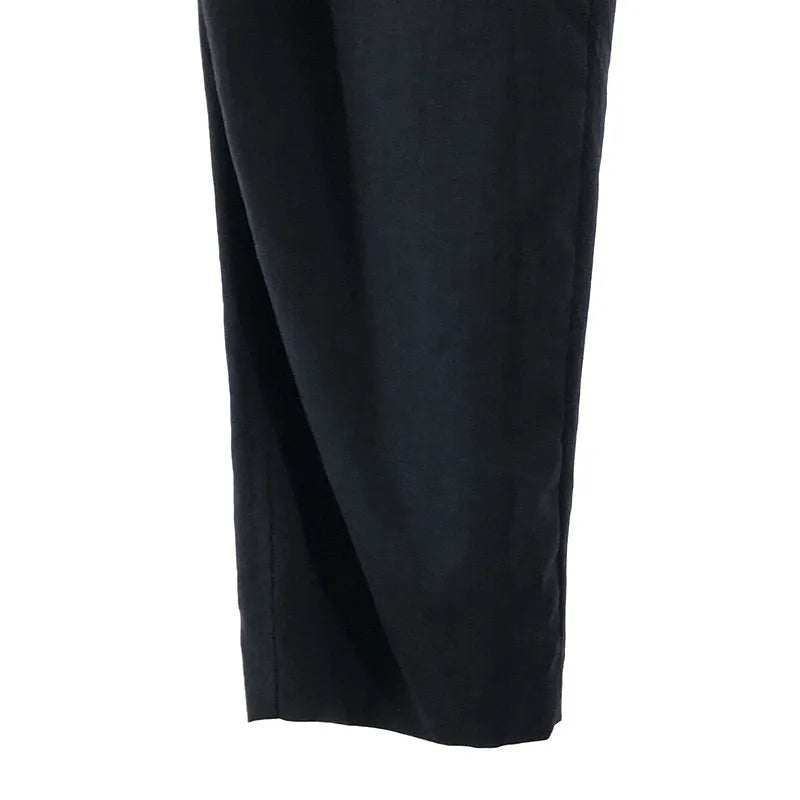 ISABEL MARANT / イザベルマラン | ウール タック スラックスパンツ | 36 | ネイビー | レディース