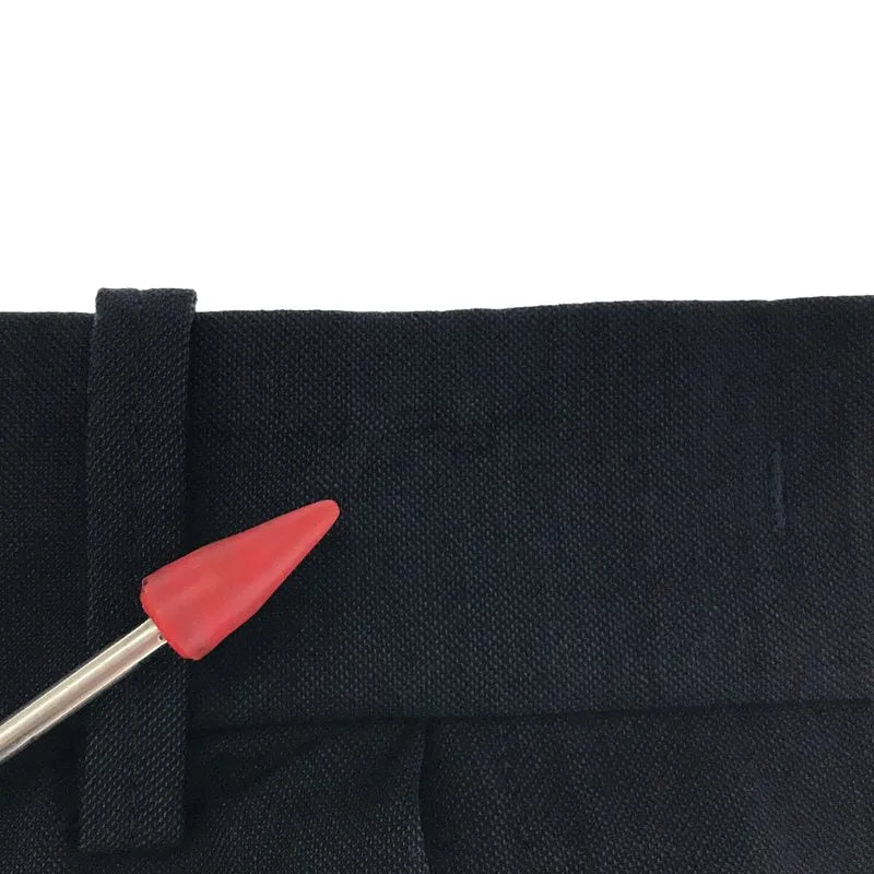 ISABEL MARANT / イザベルマラン | ウール タック スラックスパンツ | 36 | ネイビー | レディース