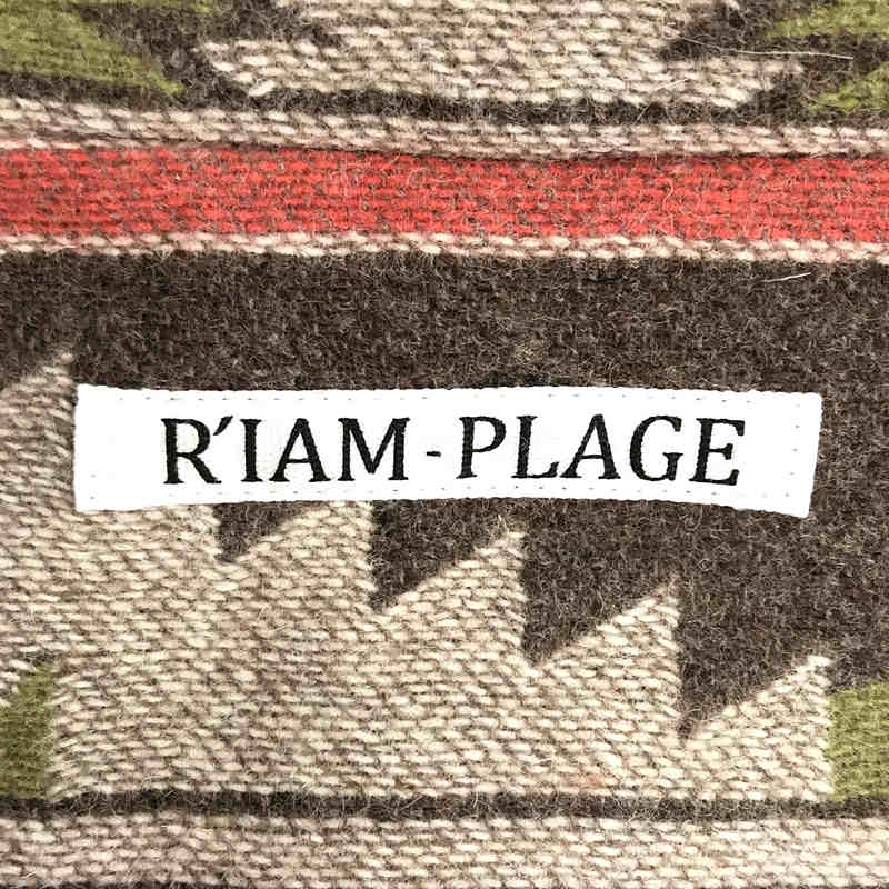 【신품】 Plage / 플라주 | 2020AW | R'IAM 나바호자 가드 재킷 | 36 | 베이지 | 여성