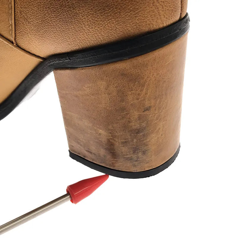 阿爾托 |全皮粗跟長靴 | 35 |駱駝 |女性的