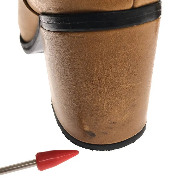 阿爾托 |全皮粗跟長靴 | 35 |駱駝 |女性的