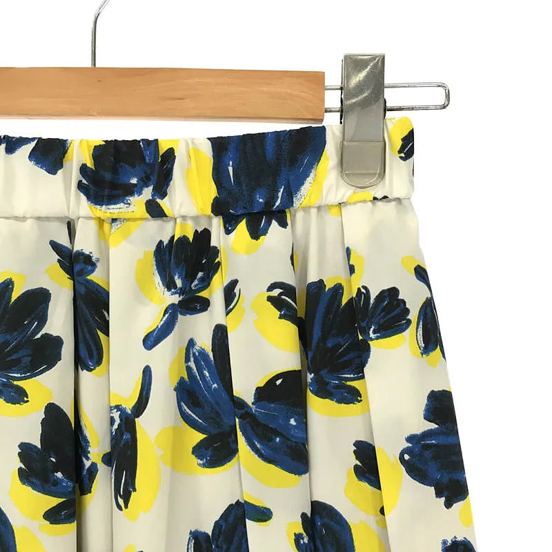 【美品】  IENA / イエナ | 2021SS | ワッシャータンブラーランダムタックスカート | 36 | ネイビーB | レディース