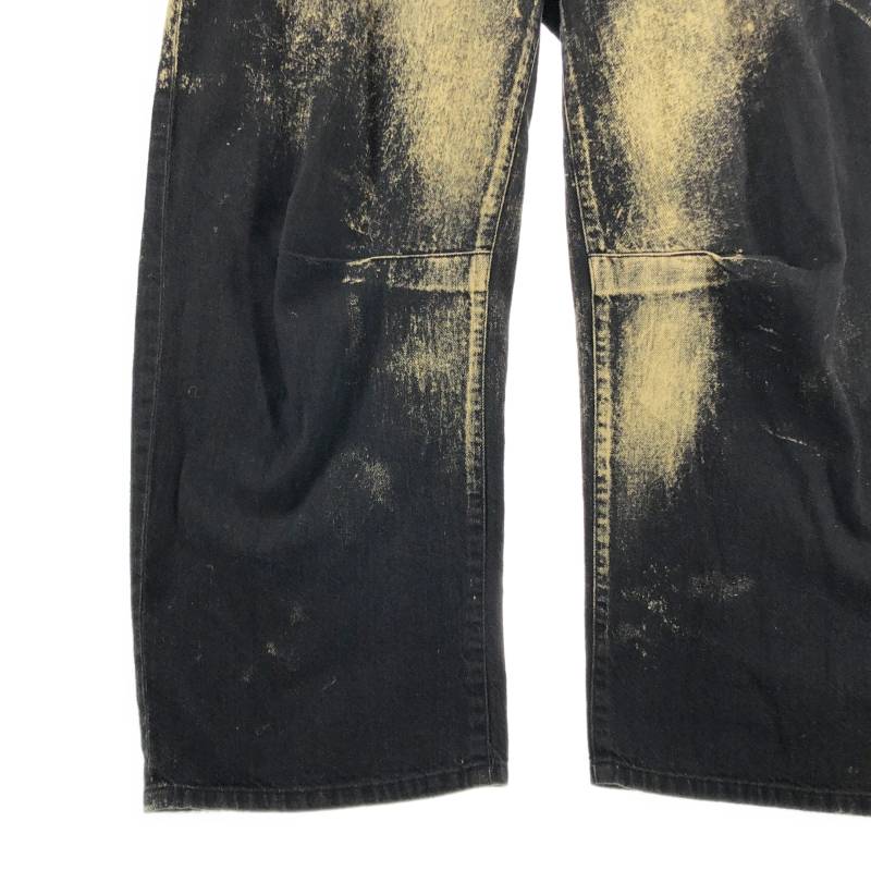 Y's.... / ワイズビー | WIDE LEG GUSSETED DENIM PANTS デニム パンツ | 1 |