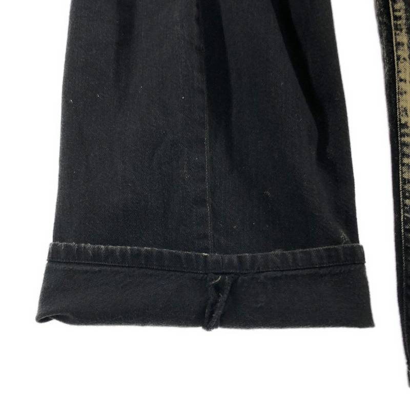 Y's.... / ワイズビー | WIDE LEG GUSSETED DENIM PANTS デニム パンツ | 1 |