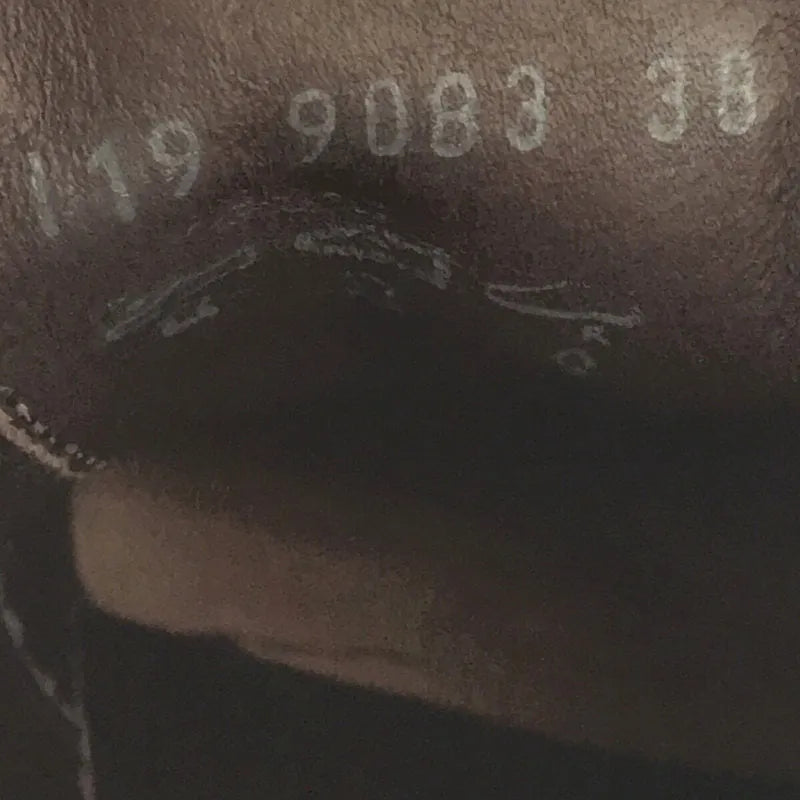 [新] BOEMOS |帶盒子的繫帶絨面革鞋 |尺寸 38 |深棕色 |女性的