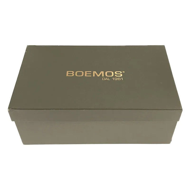 [新] BOEMOS |帶盒子的繫帶絨面革鞋 |尺寸 38 |深棕色 |女性的