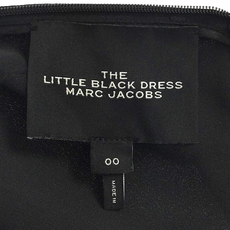 MARC JACOBS / マークジェイコブス | THE LITTLE BLACK DRESS ビジュー装飾 ワンピース | 0 | ブラック | レディース