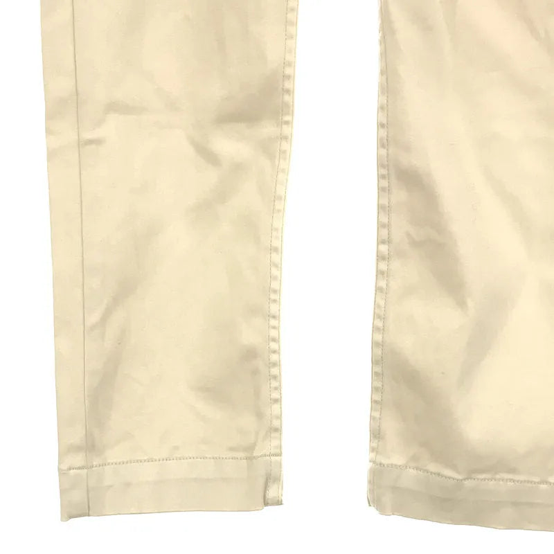 upper hights / アッパーハイツ | フラップデザイン コットン  ベイカーパンツ | 22 | オフホワイト | レディース