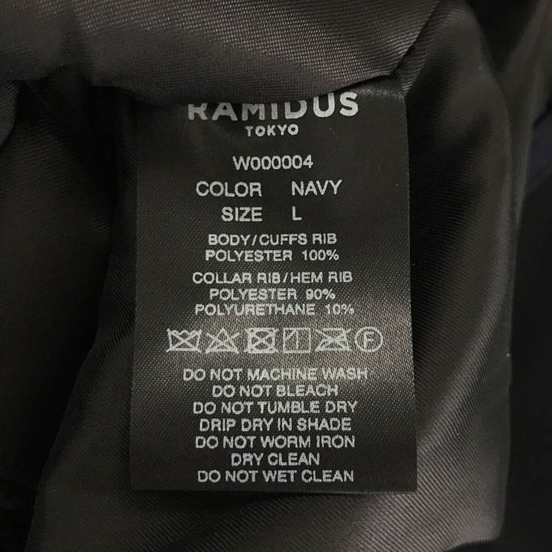 RAMIDUS / ラミダス | 2022AW | MA-1 BOMBER JACKET MASTER NAVY