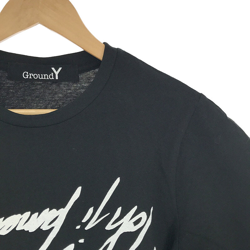 Ground Y / グラウンドワイ | ヨウジヤマモト リバースロゴ 半袖Tシャツ | 1 |