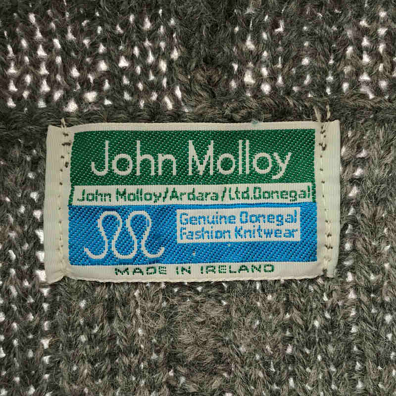 John Molloy / ジョンモロイ | 英国製 ウール アラン ケーブル ニット