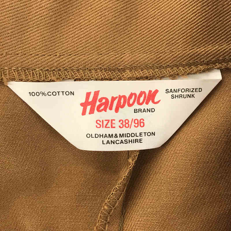 VINTAGE / ヴィンテージ古着 | 推定1970s DEAD STOCK デッドストック Harpoor コットン ツイル バックスリット チェスター ショップコート | M |