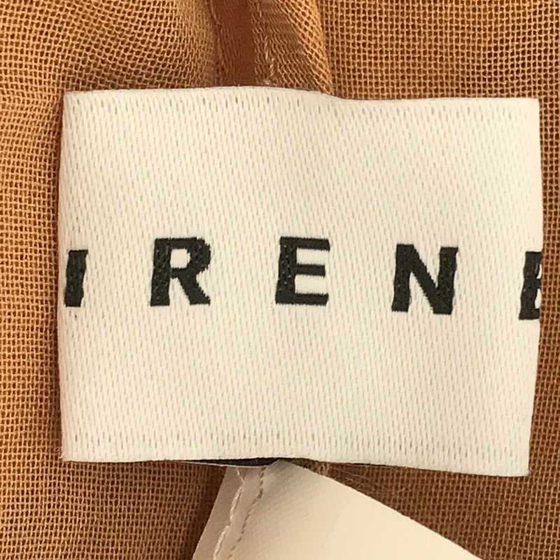 IRENE / アイレネ | Cotton Boil Shirt コットン オーガンジー