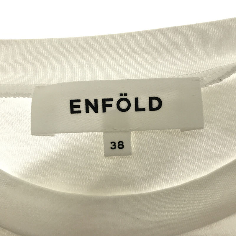 ENFOLD / エンフォルド | 2022SS | STAPLE天竺 Decorative T-SHIRT 