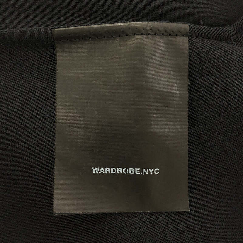WARDROBE.NYC/ ワードローブエヌワイシー | シルク Vネック ノースリーブワンピース | XL |