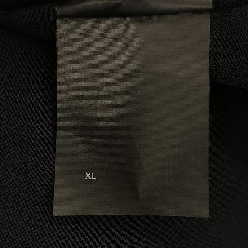 WARDROBE.NYC |絲綢V領無袖連身裙 |加大尺寸 |黑色 |女性的