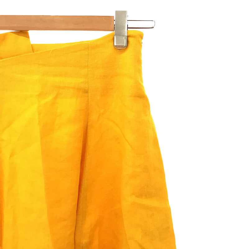 enfold スカート オレンジ×イエロー 38