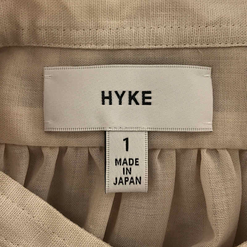 HYKE / ハイク | LINEN BIB FRONT SHIRT DRESS ワンピース | 1 | – KLD