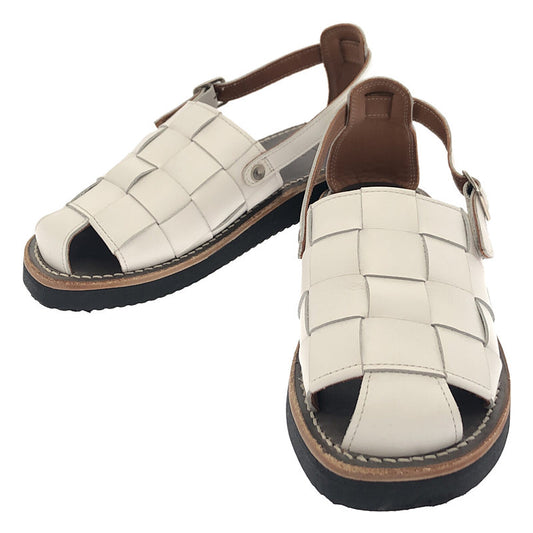 [New] EARLE | 2023SS | Wide Woven Sandals | 41 | White | Men's