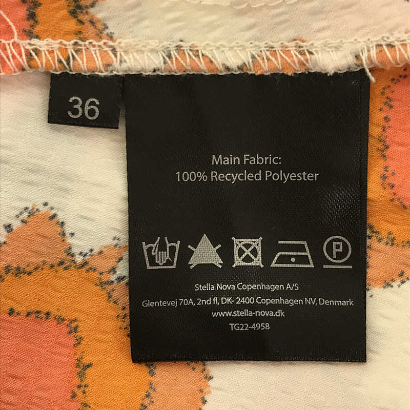 [狀況良好] STELLA NOVA / Stella Nova |花裙連身裙 | 36 |橘色 |女性的