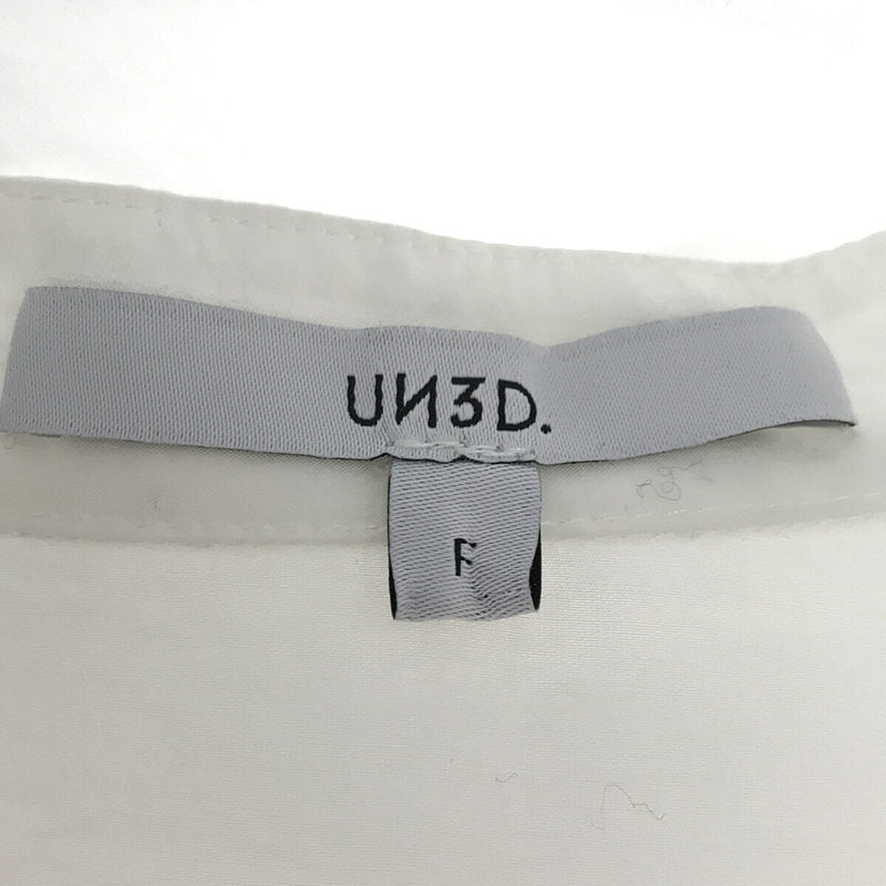 UN3D / アンスリード | 2021AW CAPE SH バンドカラー ケープ シャツ