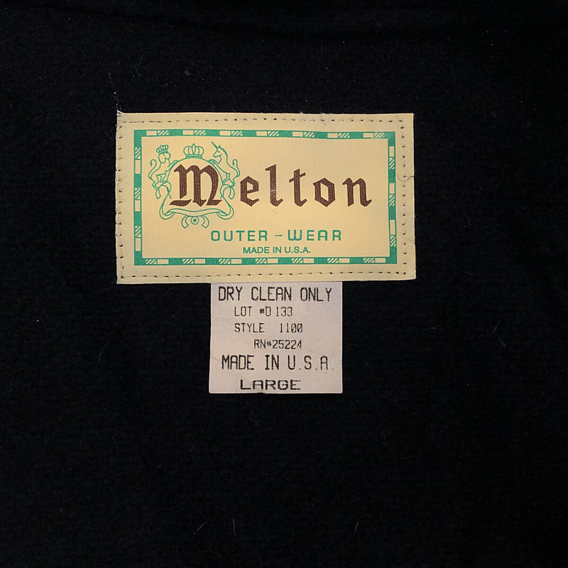 VINTAGE / ヴィンテージ古着 | 1970s | 70s melton / メルトン USA製ウール シャツ ジャケット | L |