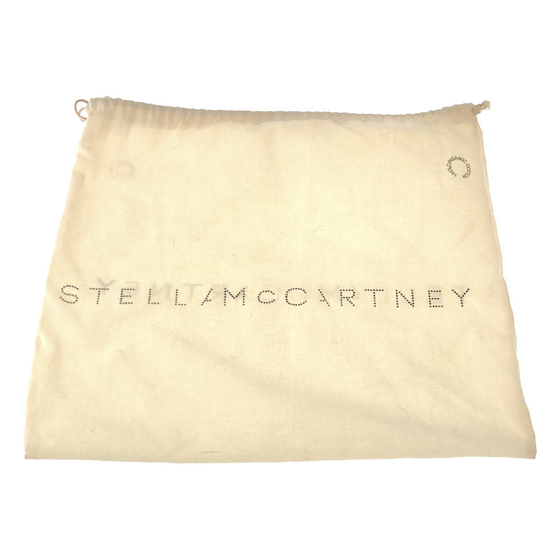 STELLA McCARTNEY / ステラマッカートニー | 2Way ファラベラ ミニ チェーン デニム ワッペン 刺繍 ショルダー トート バッグ |