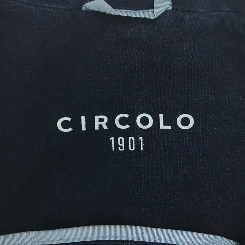 CIRCOLO 1901 / チルコロ1901 | インディゴ コットン ストレッチ