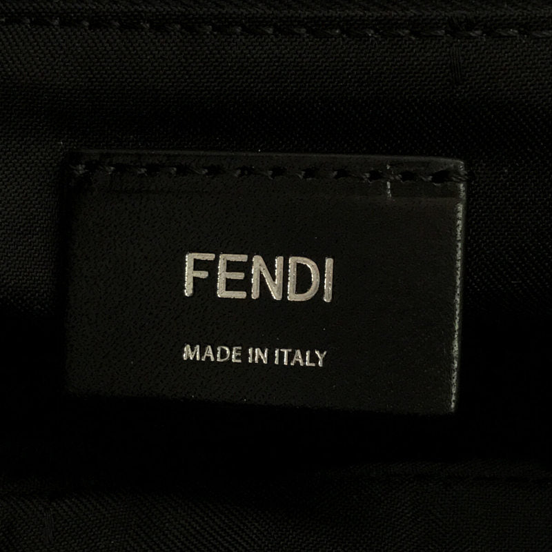 [Good Condition] FENDI | 2021SS | Baguette 3way FF ​​Flap Bag Shoulder Bag | Black/Yellow | Women's