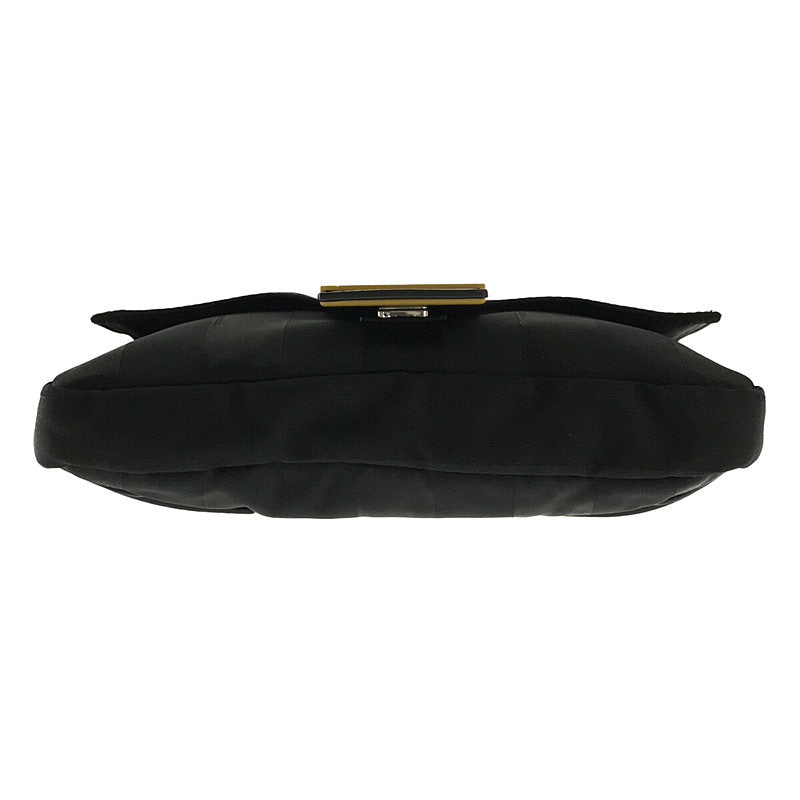 【미품】 FENDI / 펜디 | 2021SS | Baguette 3way FF ​​플랩 백 바게트 숄더백 | 블랙/옐로우 | 여성