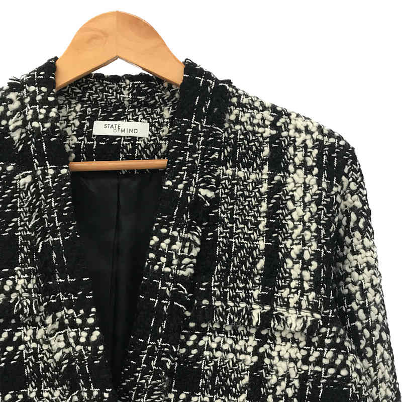 【新品未使用】state of mind allow tweed jacket