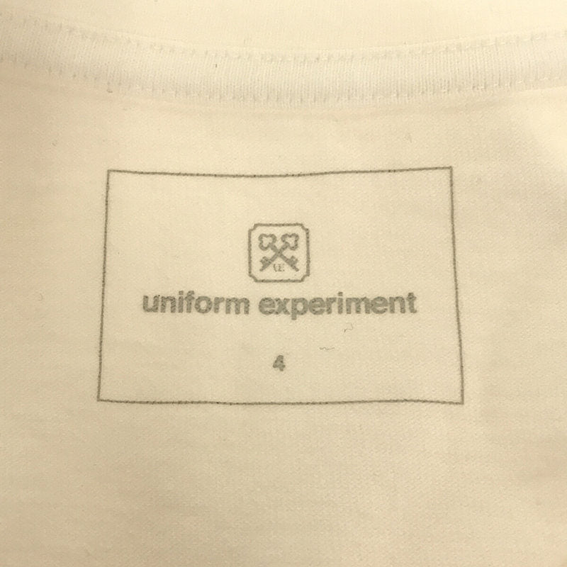 uniform experiment / ユニフォームエクスペリメント | 2022SS | FRAGMENT : DONDI WHITE / S/S  SIGNATURE TAPERED TEE Tシャツ |