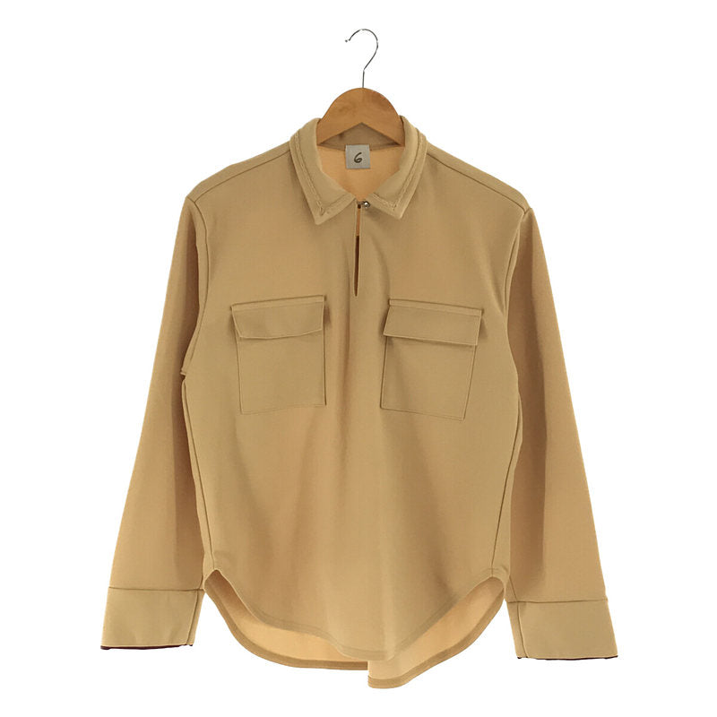 美品】 6(ROKU) / ロク | SKIPPER SHIRT ダブル ポケットスキッパー