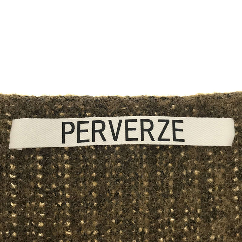 PERVERZE / パーバーズ | Strap Mohair Gown ストラップ モヘア ガウン