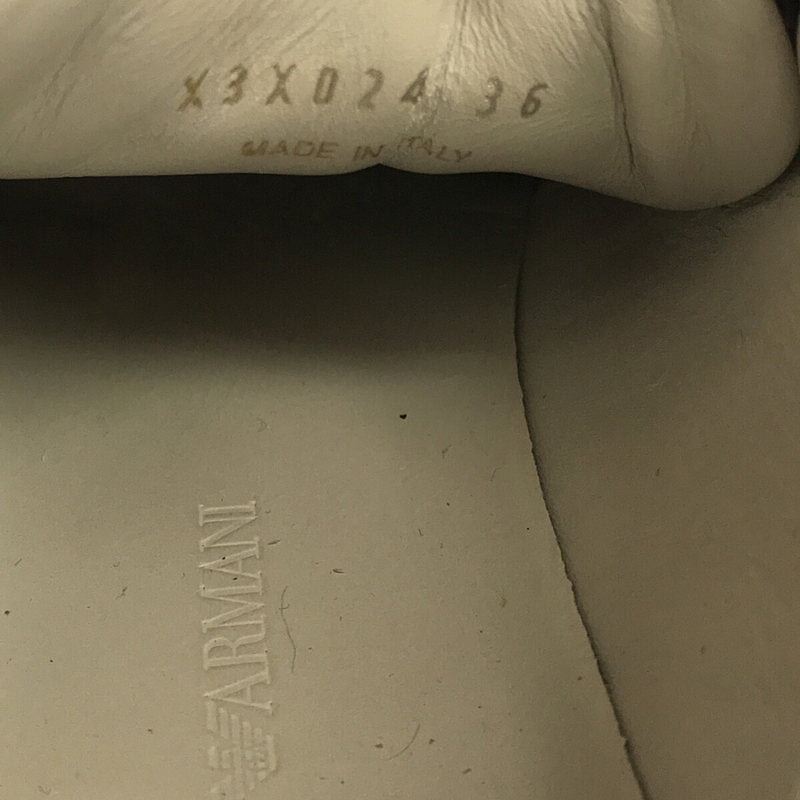 安普里奧阿瑪尼 |低筒厚底運動鞋 |尺寸 36 |海軍 |女性的