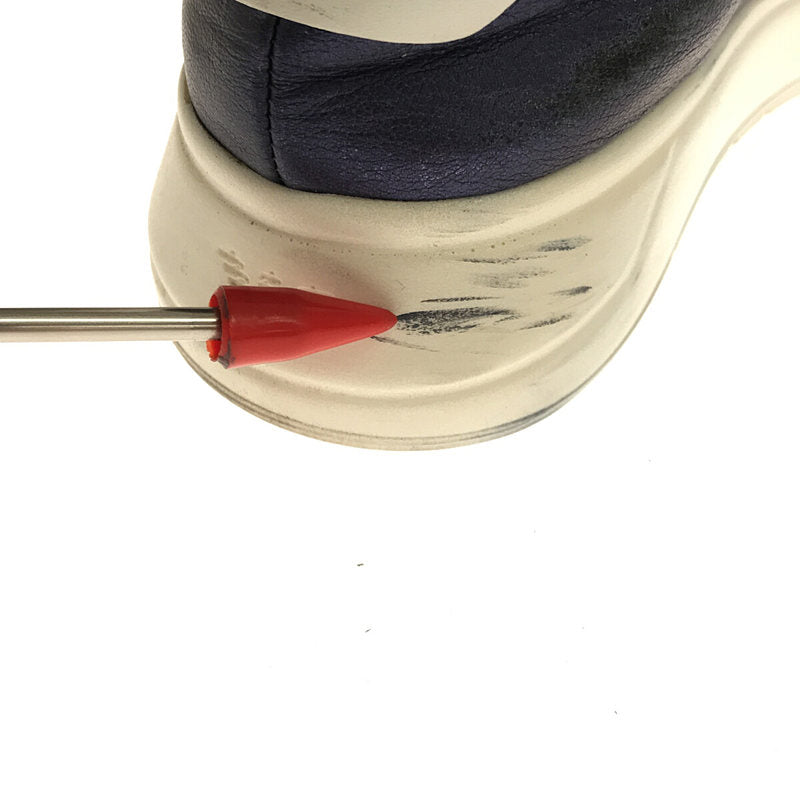 安普里奧阿瑪尼 |低筒厚底運動鞋 |尺寸 36 |海軍 |女性的