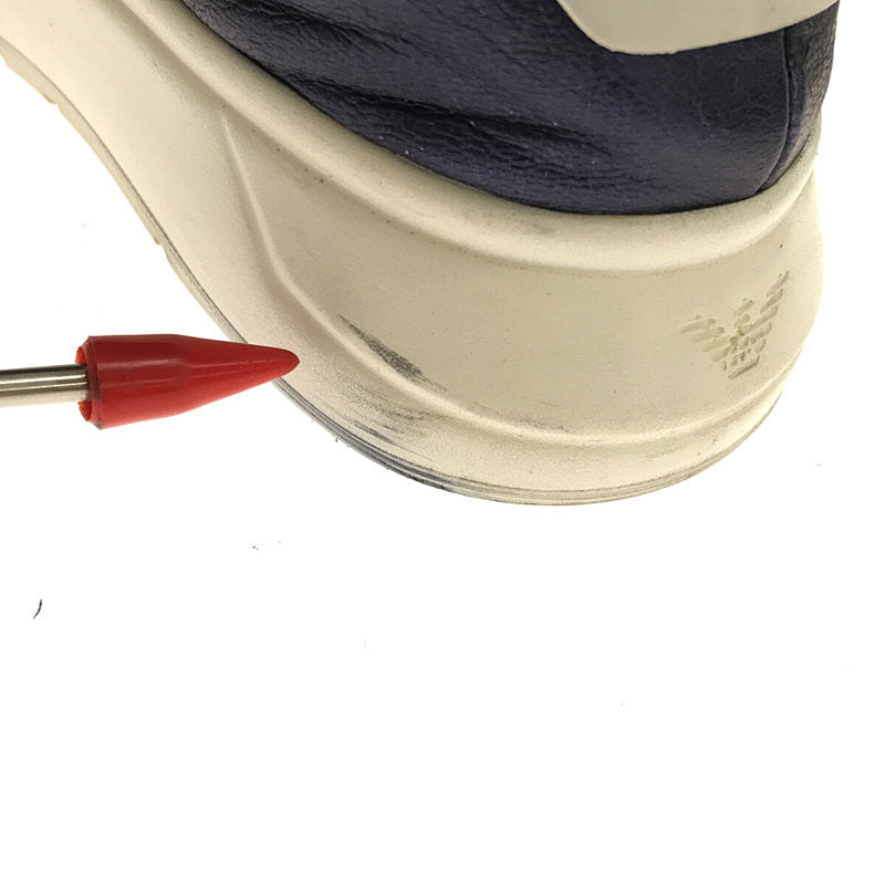 安普里奧阿瑪尼 |低筒厚底運動鞋 |尺寸 36 |海軍 |女性的